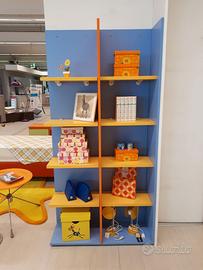Libreria in laminato da parete