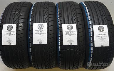 4 GOMME 205 45 17 DUNLOP A49137