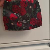 pochette in raso con rose Twinset 