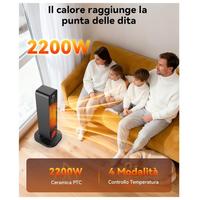 Termoventilatore con effetto camino