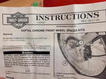 DISTANZIALI HARLEY DAVIDSON
