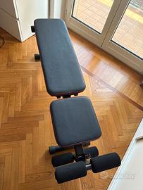 Panca palestra Corenght (Decathlon) e Ab wheel
