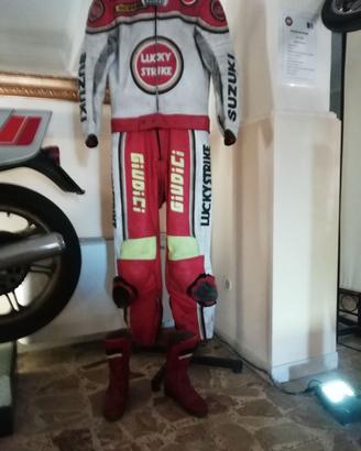 Tuta e Stivali da Moto vintage.
