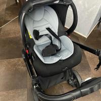 TRIO PASSEGGINO PIU LETTINO BIMBI CON MATERASSO