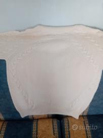 MAGLIONE DOLCEVITA BIANCO TAGLIA S TECNOMERINO ZEG