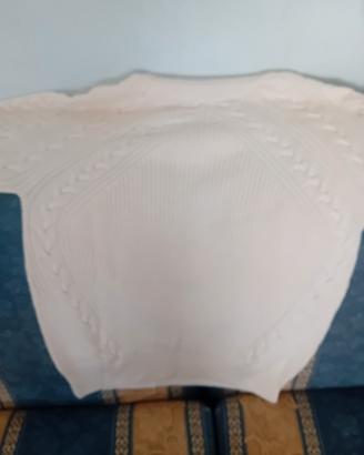 MAGLIONE DOLCEVITA BIANCO TAGLIA S TECNOMERINO ZEG