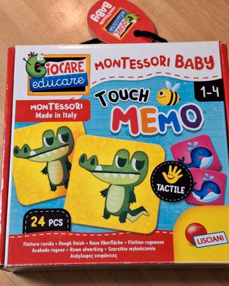 Montessori baby touch memo