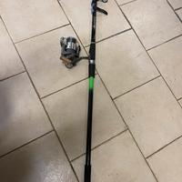 Canna da pesca piu accessori