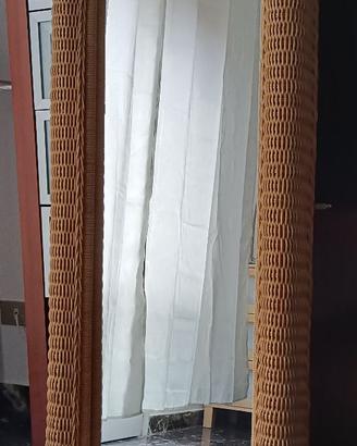 Specchio in Rattan / vimini