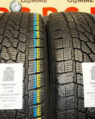 2 GOMME USATE 205 65 16 107/105T FIRESTONE