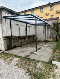 Tetttoia antigrandine in policarbonato