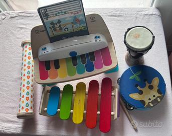Lotto Strumenti Musicali in Legno Bambini