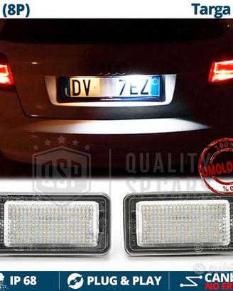 Luci Targa Full Led per Audi A3 8P Canbus 6.500K