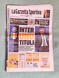 Gazzetta Dello Sport Inter Campione 2009 Mourinho