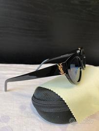 Occhiali da sole cat-eye neri Yves Saint Laurent