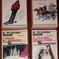 4 Libri de Il Placido Don Prima Edizione Completa