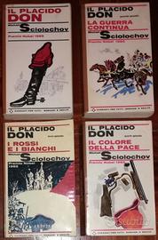 4 Libri de Il Placido Don Prima Edizione Completa