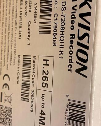DVR Hikvision DS-7208HQHI 8ch e 2ch IP