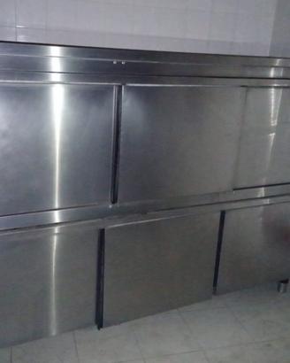 Armadio acciaio inox L210 x H 140 x PR 70