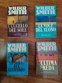 Quattro libri di Wilbur Smith (copertina morbida)