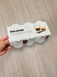 Set (6 pezzi) bicchierini da 9 cl in vetro