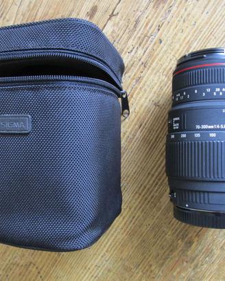 obiettivo Sigma APO DG 70-300 mm