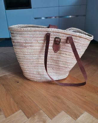 Borsa paglia artigianale