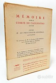 MÉMOIRE POUR LE COMTE DE CAGLIOSTRO... 1945