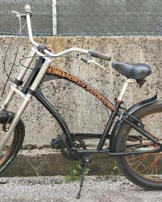 Bici Chopper Custom a gomma larga UNICA