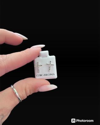 Orecchini zirconia