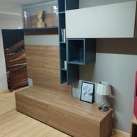 parete attrezzata con base TV