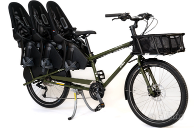 Bicicletta Yuba Mundo E-cargo bike longtail family