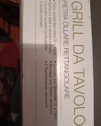 grill portatile pietra ollare 