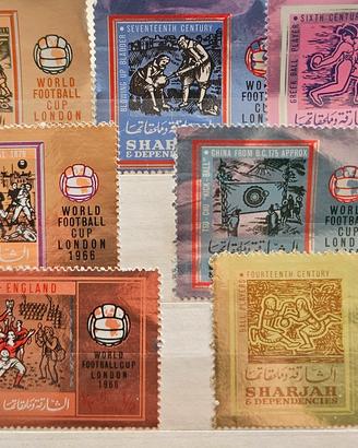 7 francobolli collezione - Emirati arabi 