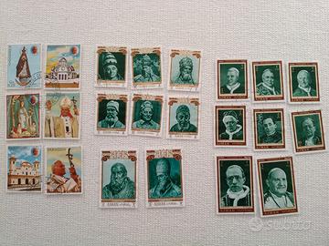 6 francobolli Paraguay 16 francobolli Ajman