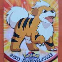 Growlithe # 58 Pokemon topps ita