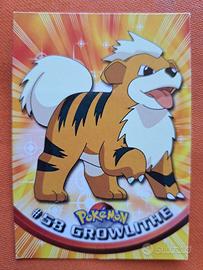 Growlithe # 58 Pokemon topps ita