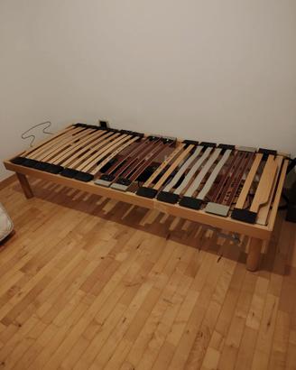 Rete singola regolabile e materasso