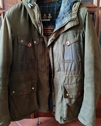barbour tokito parka  misura l  colore cachi 