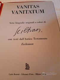 Litografie Gregorio Sciltian Vanitas Vanitatum