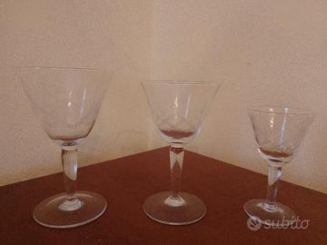 Set bicchieri vintage 