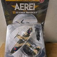Aeroplano Spitfire  in metallo 2 Guerra Mondiale