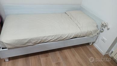 Letto singolo contenitore + materasso