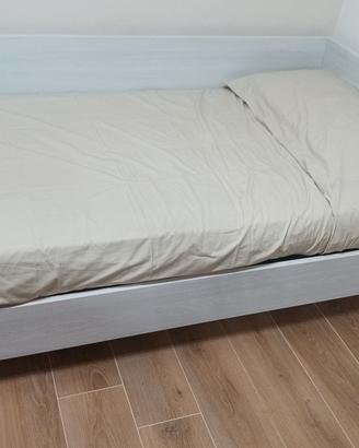Letto singolo contenitore + materasso