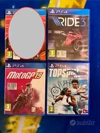 Giochi PS4 - topspin tennis - motogp - ride3