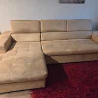 Divano letto con chaise longue