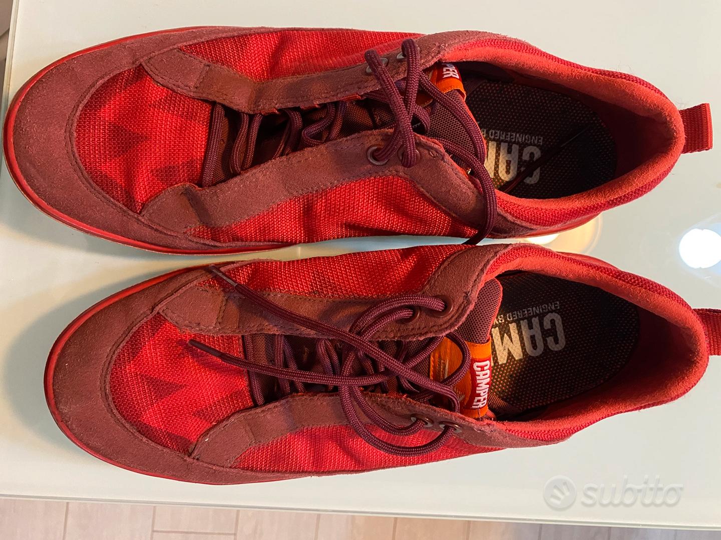 Scarpe camper rosse hotsell