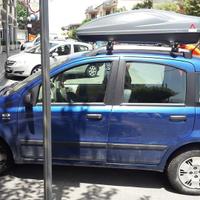 BAULE AUTO BOX TETTO + BARRE PORTAPACCHI PANDA II