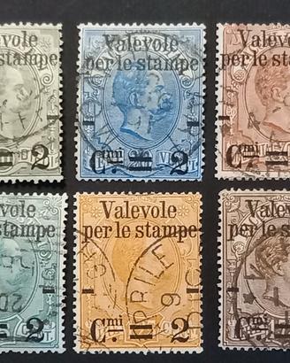 1890 Francobolli Regno d'Italia