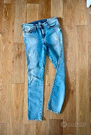 Jeans DIESEL SKINZEE da donna W30 L30 vita media